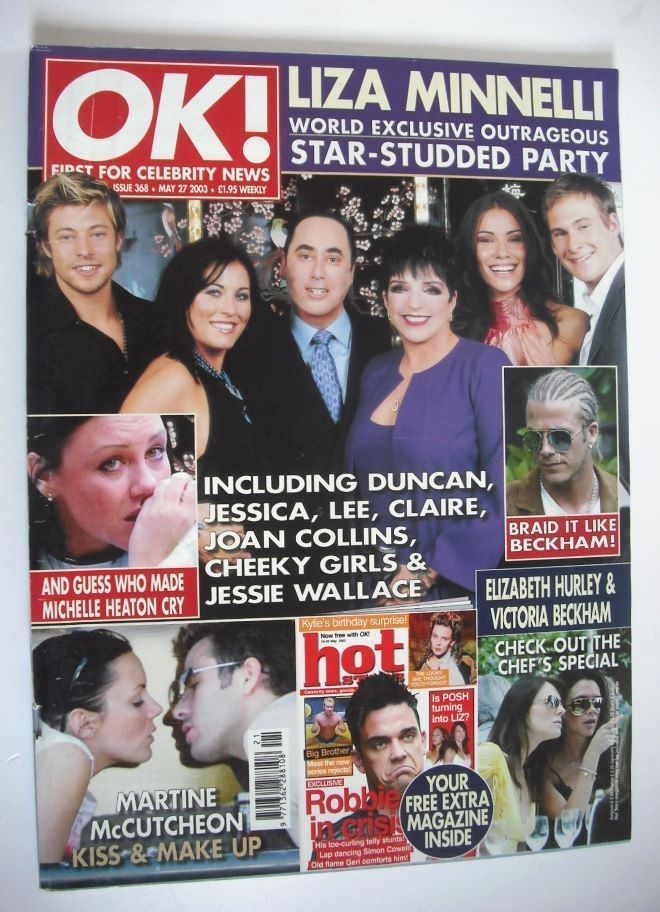 OK! magazine - Liza Minnelli cover (27 May 2003 - Issue 368)