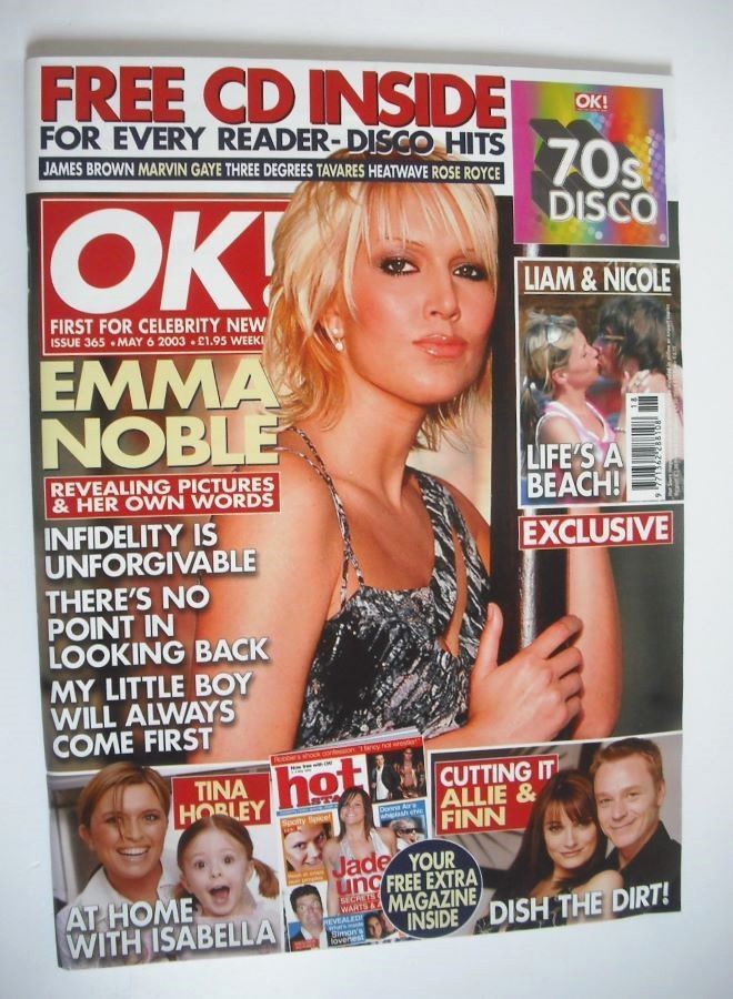 OK! magazine - Emma Noble cover (6 May 2003 - Issue 365)