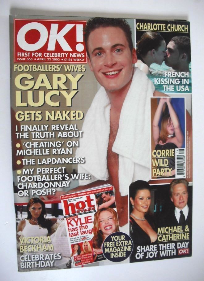 OK! magazine - Gary Lucy cover (22 April 2003 - Issue 363)