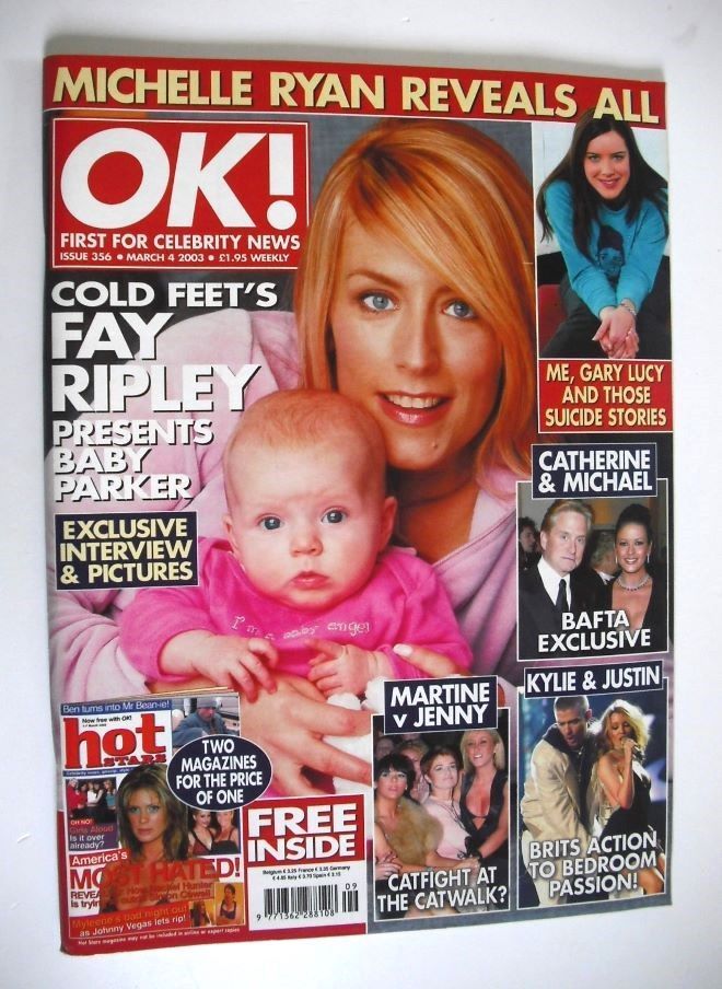 OK! magazine - Fay Ripley cover (4 March 2003 - Issue 356)
