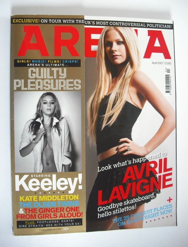 Arena magazine - April 2007 - Avril Lavigne cover