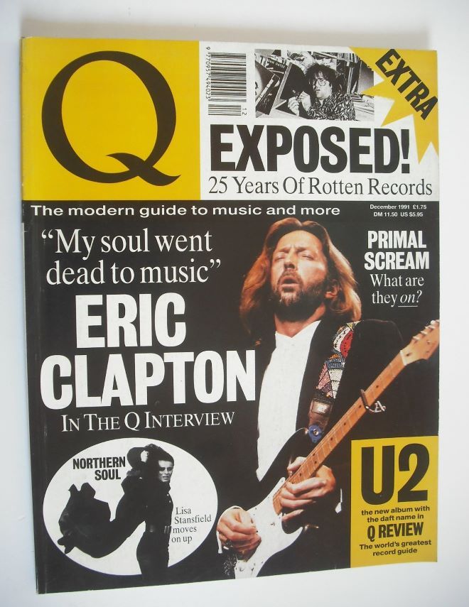 Q magazine - Eric Clapton cover (December 1991)
