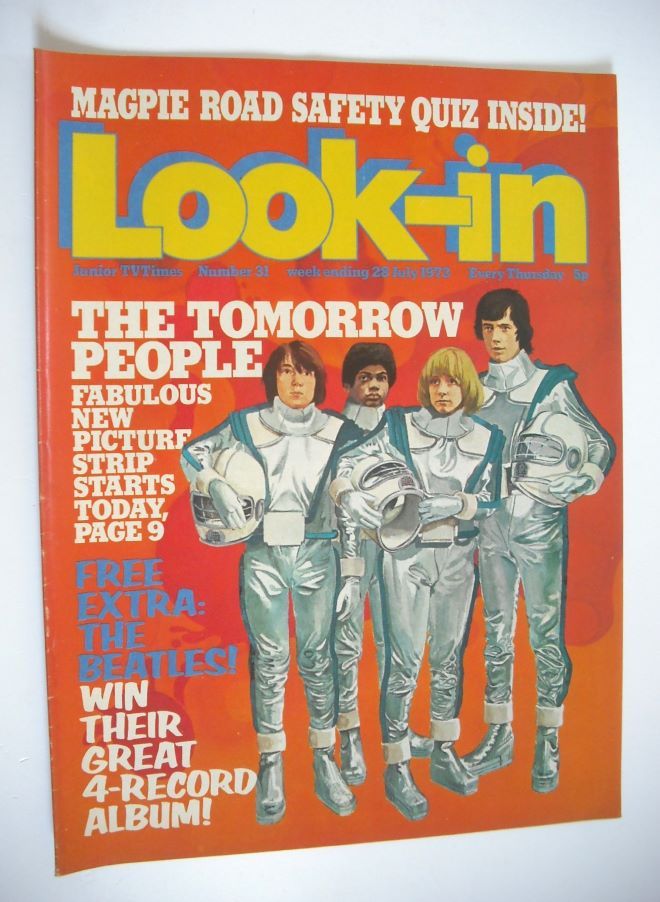 Look In magazine - The Tomorrow People cover (28 July 1973)
