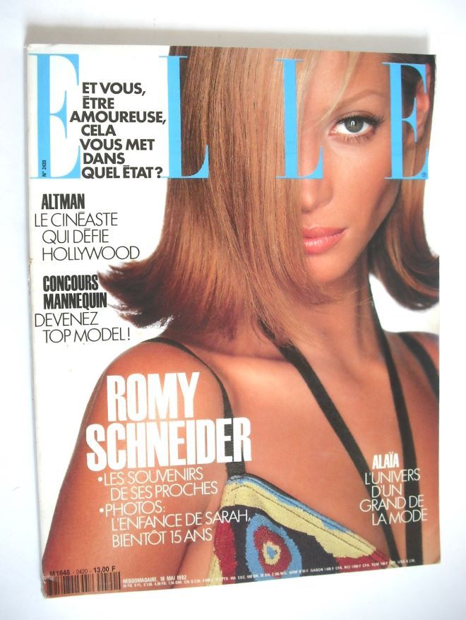 French Elle magazine - 18 May 1992 - Christy Turlington cover