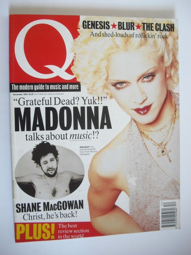 Q magazine - Madonna cover (December 1994)