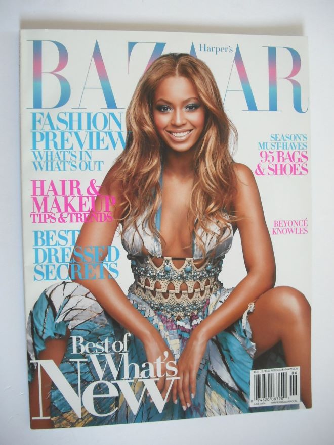 Harper's Bazaar magazine - June 2004 - Beyonce Knowles cover