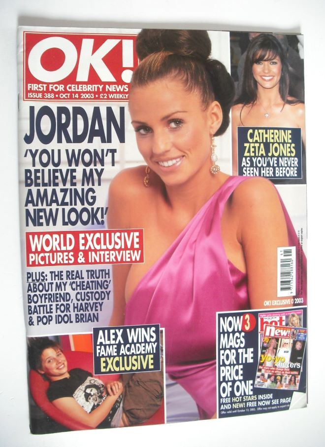 OK! magazine - Jordan cover (14 October 2003 - Issue 388)