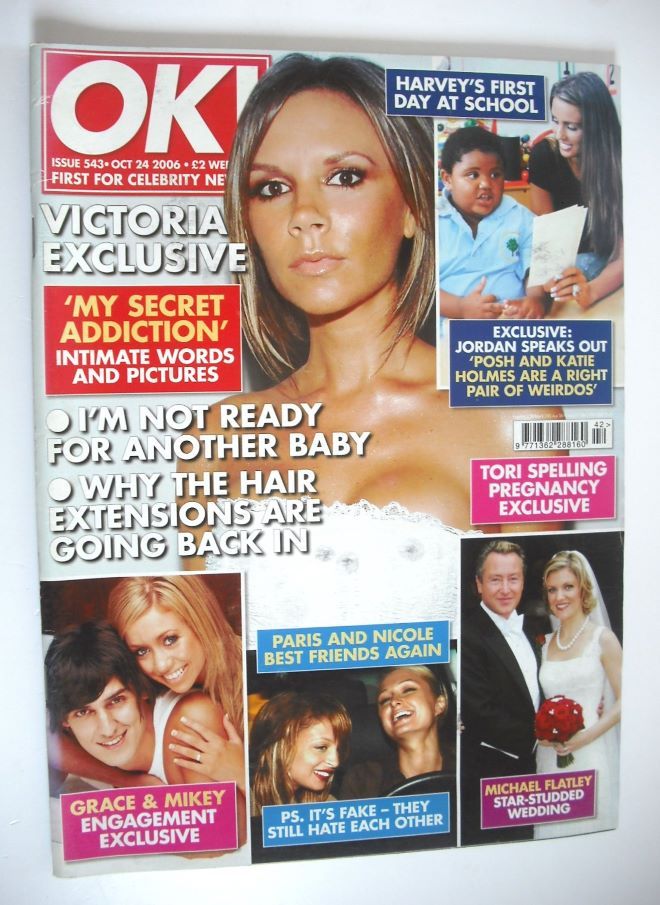 OK! magazine - Victoria Beckham cover (24 October 2006 - Issue 543)