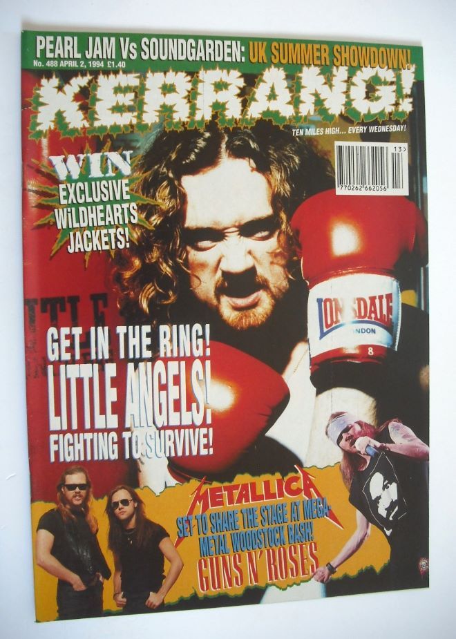 Kerrang magazine - 2 April 1994 (Issue 488)