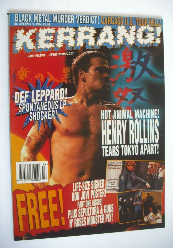 Kerrang magazine - 9 April 1994 (Issue 489)