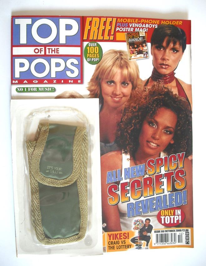 Top Of The Pops magazine - The Spice Girls cover (October 2000)
