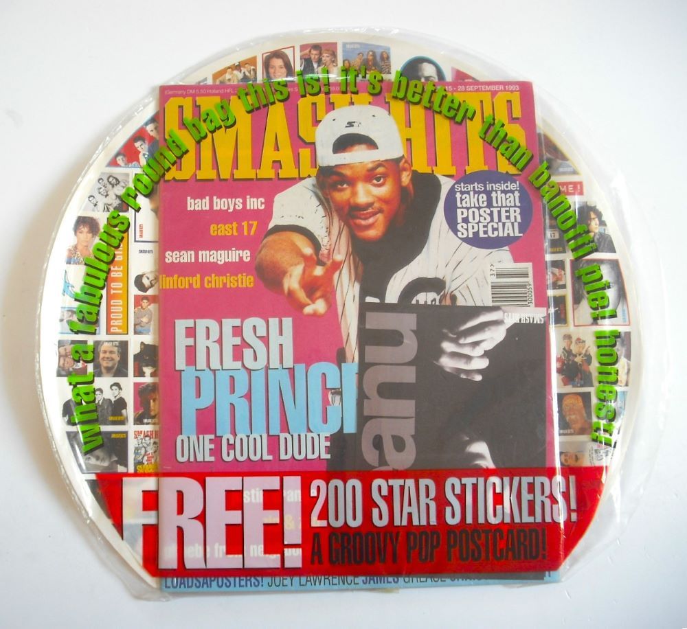 Smash Hits magazine - Will Smith cover (15-28 September 1993)