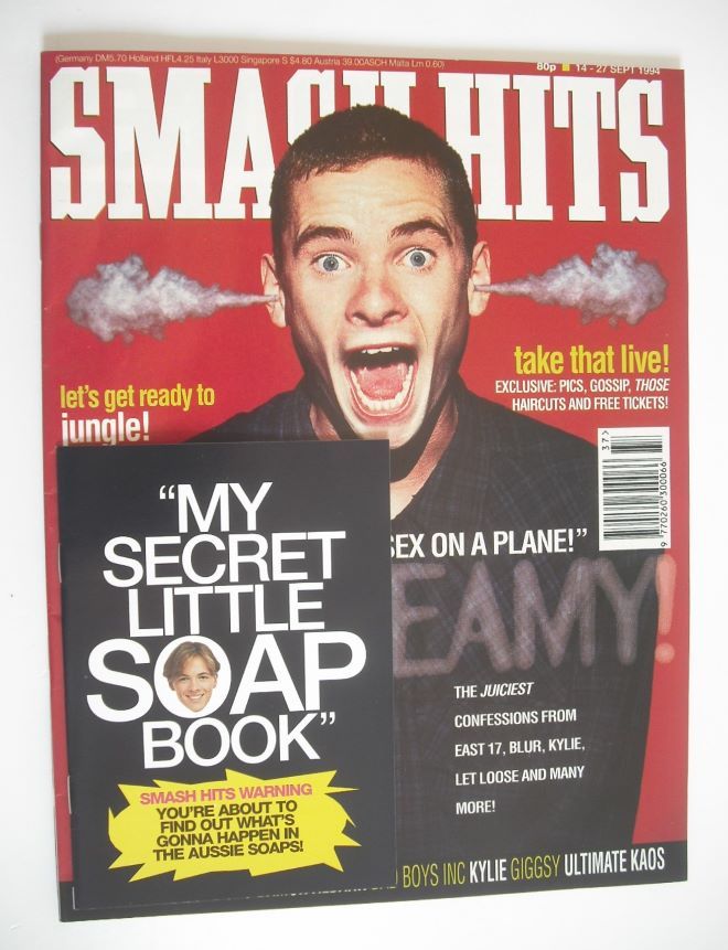 Smash Hits magazine - Tony Mortimer cover (14-27 September 1994)