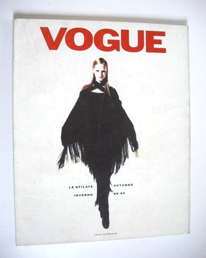 <!--2089-07-->Vogue Italia Le Sfilate Autunno Inverno 89-90 supplement - Ju