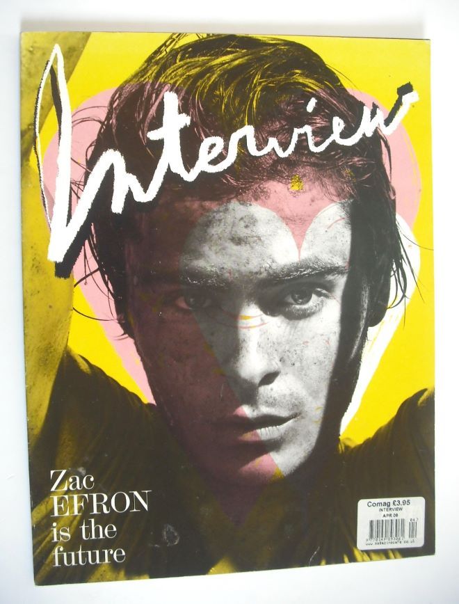 Interview magazine - April 2009 - Zac Efron cover