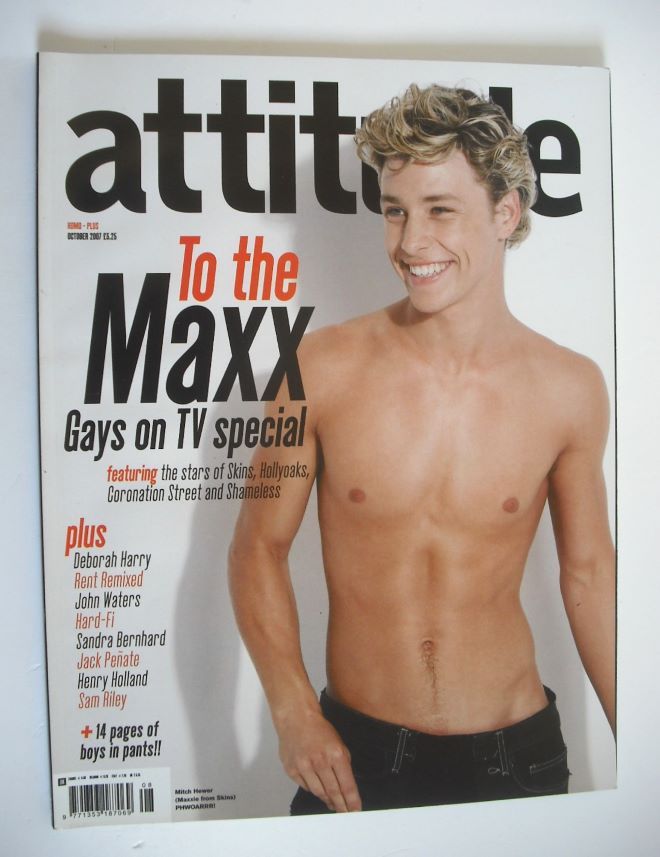 Attitude magazine - Mitch Hewer cover (October 2007)