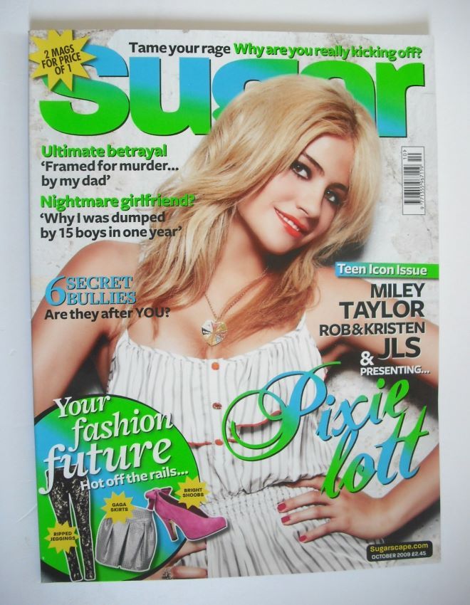 <!--2009-10-->Sugar magazine - Pixie Lott cover (October 2009)
