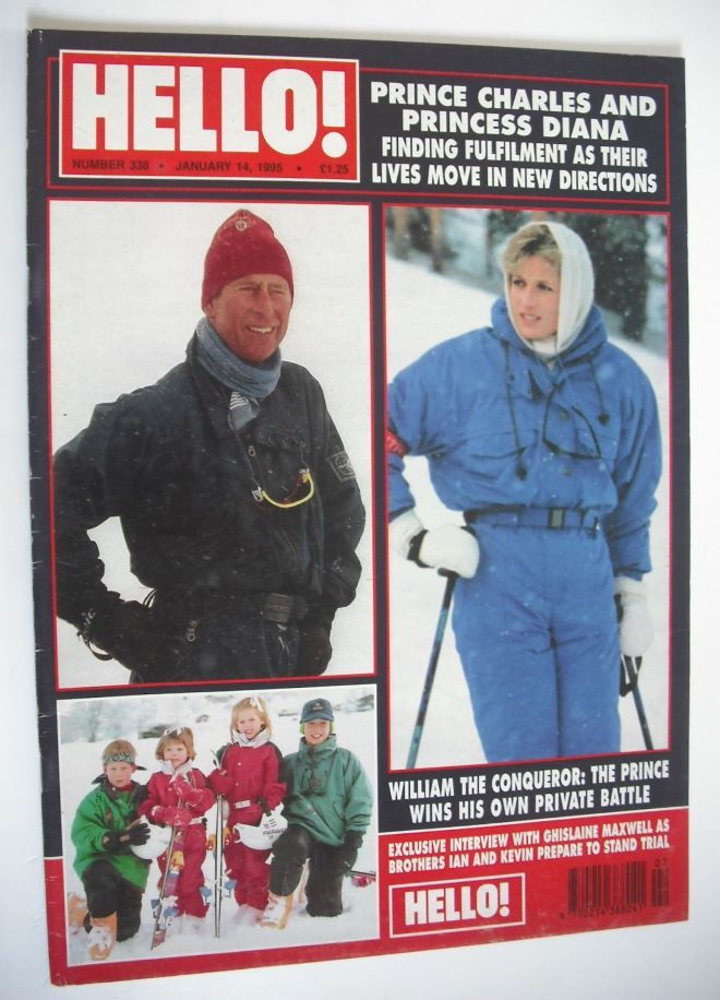 Hello! magazine - Princess Diana and Prince Charles cover (14 January 1995 - Issue 338)