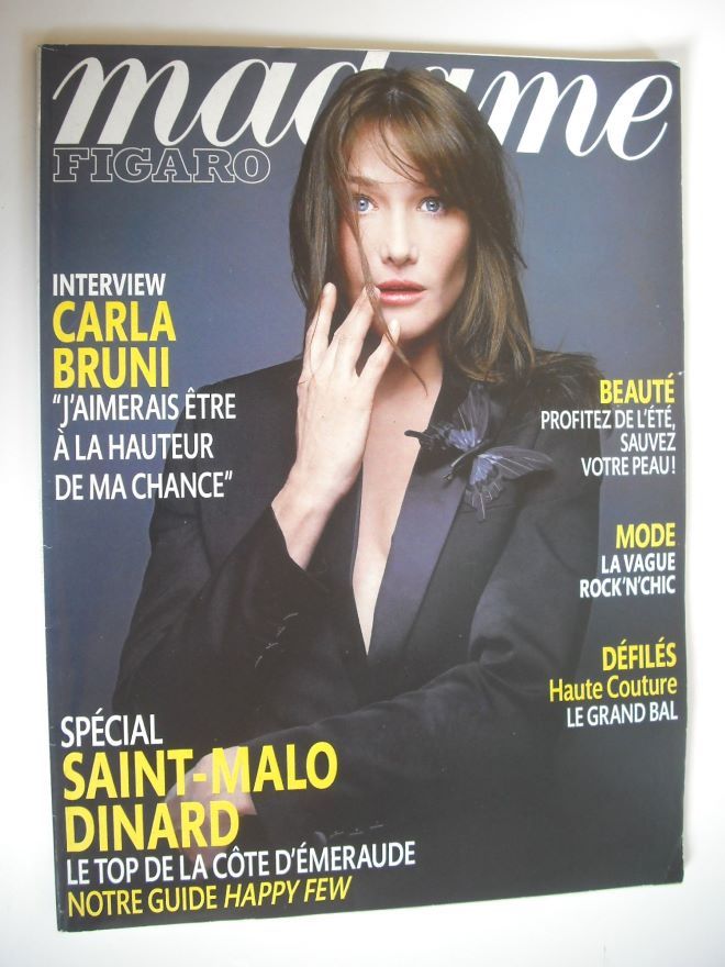 Madame Figaro magazine - 19 July 2008 - Carla Bruni cover