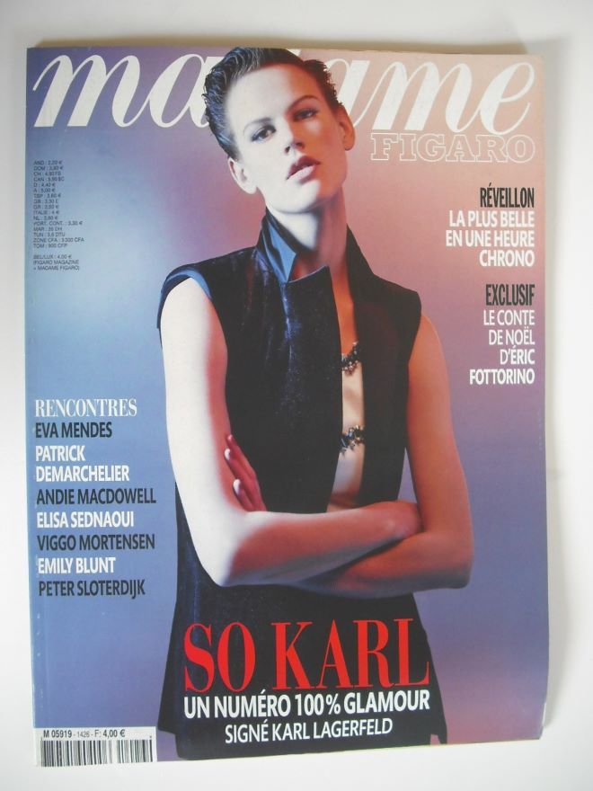 Madame Figaro magazine - 23-29 December 2011 - Saskia de Brauw cover
