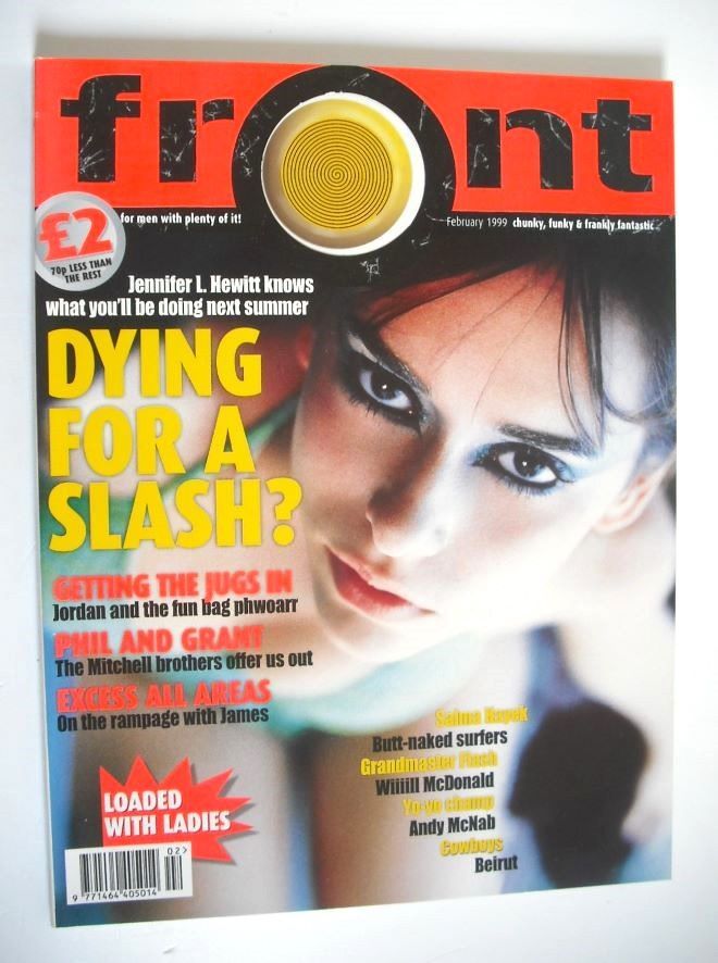 Front magazine - Jennifer Love Hewitt cover (February 1999)