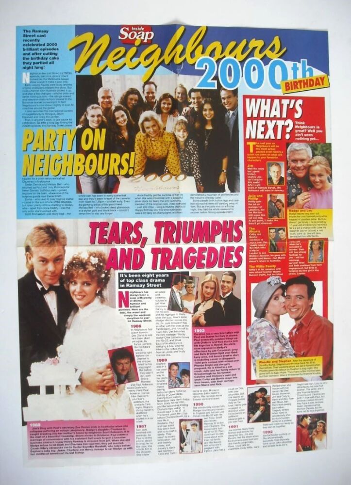Neighbours 2000th Birthday poster (1993)