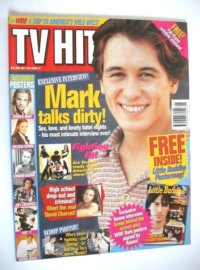 TV Hits magazine - May 1994 - Mark Owen cover