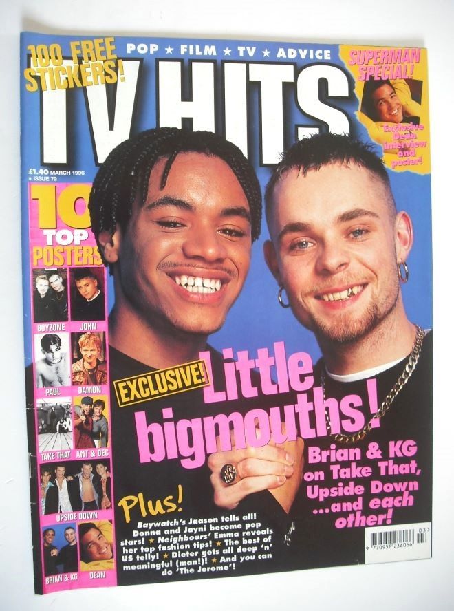 TV Hits magazine - March 1996 - KG and Brian Harvey cover
