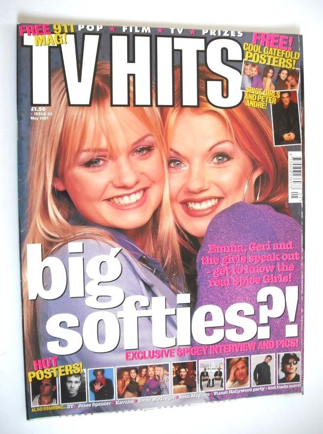 TV Hits magazine - May 1997 - Emma Bunton and Geri Halliwell cover