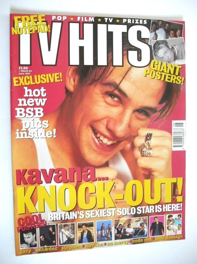 TV Hits magazine - June 1997 - Kavana cover