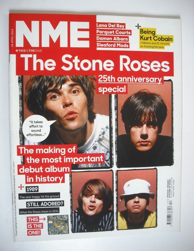 NME magazine - The Stone Roses cover (26 April 2014)