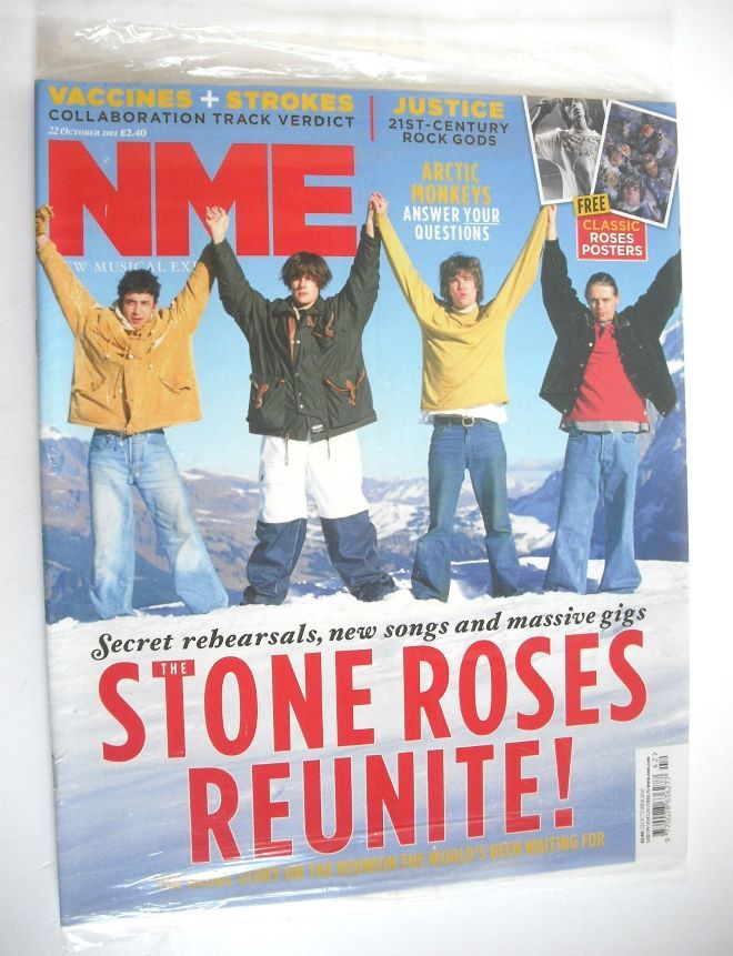 NME magazine - The Stone Roses cover (22 October 2011)