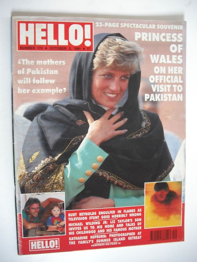 <!--1991-10-05-->Hello! magazine - Princess Diana cover (5 October 1991 - I