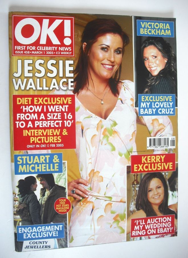OK! magazine - Jessie Wallace cover (1 March 2005 - Issue 458)