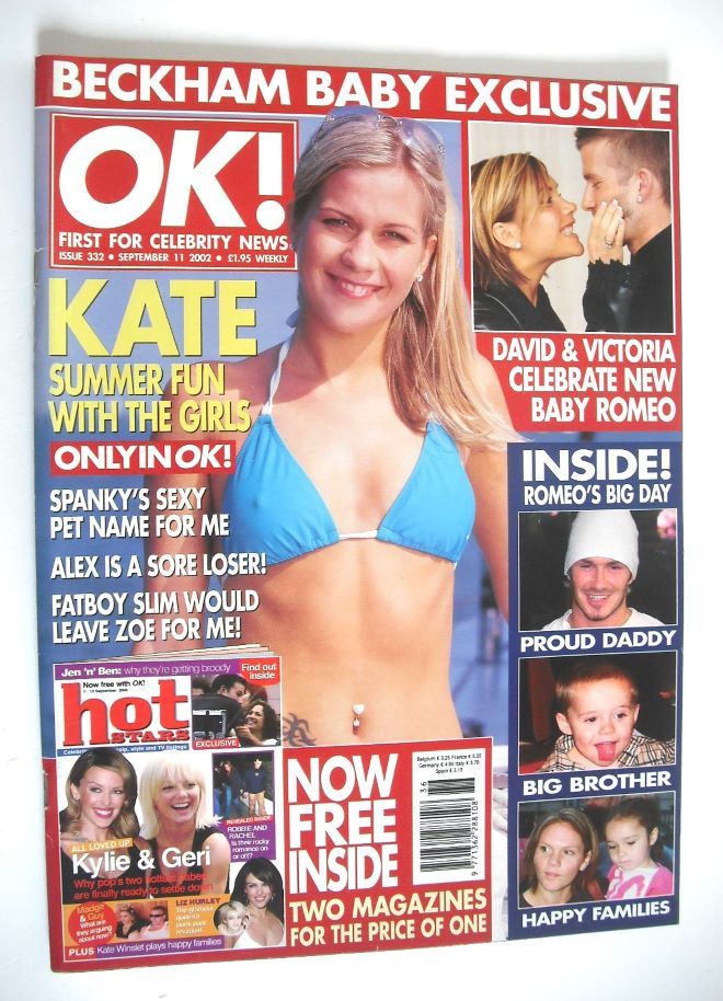 OK! magazine - Kate Lawler cover (11 September 2002 - Issue 332)