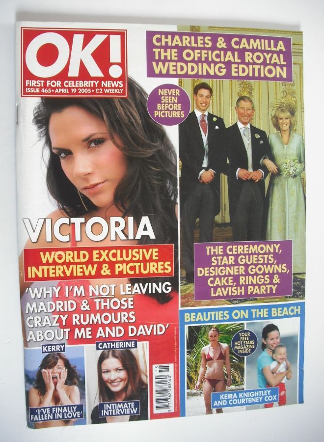 OK! magazine - Prince Charles and Camilla cover (19 April 2005 - Issue 465)