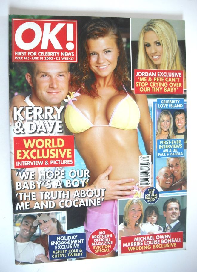 OK! magazine - Dave Cunningham and Kerry Katona cover (28 June 2005 - Issue 475)