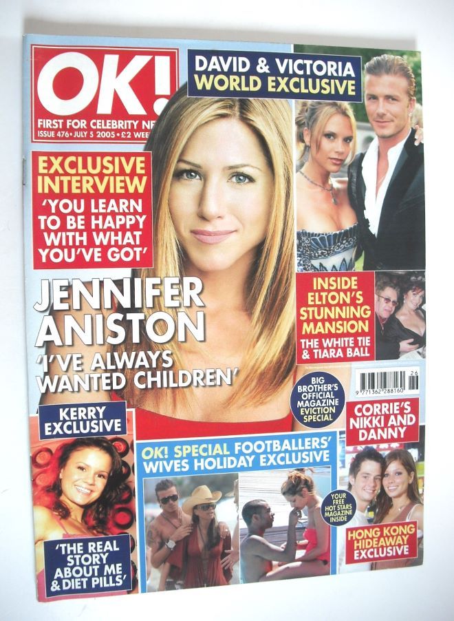 OK! magazine - Jennifer Aniston cover (5 July 2005 - Issue 476)