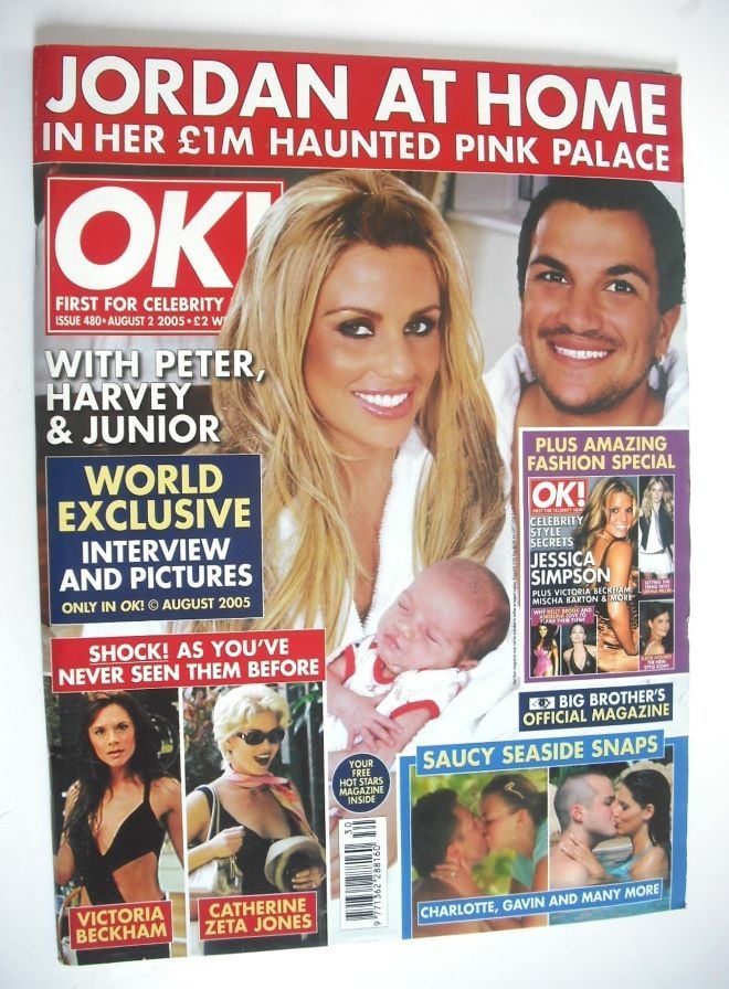 <!--2005-08-02-->OK! magazine - Jordan Katie Price and Peter Andre and Juni