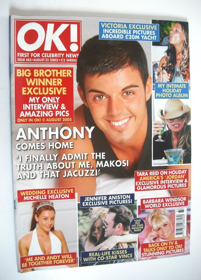 OK! magazine - Anthony Hutton cover (23 August 2005 - Issue 483)