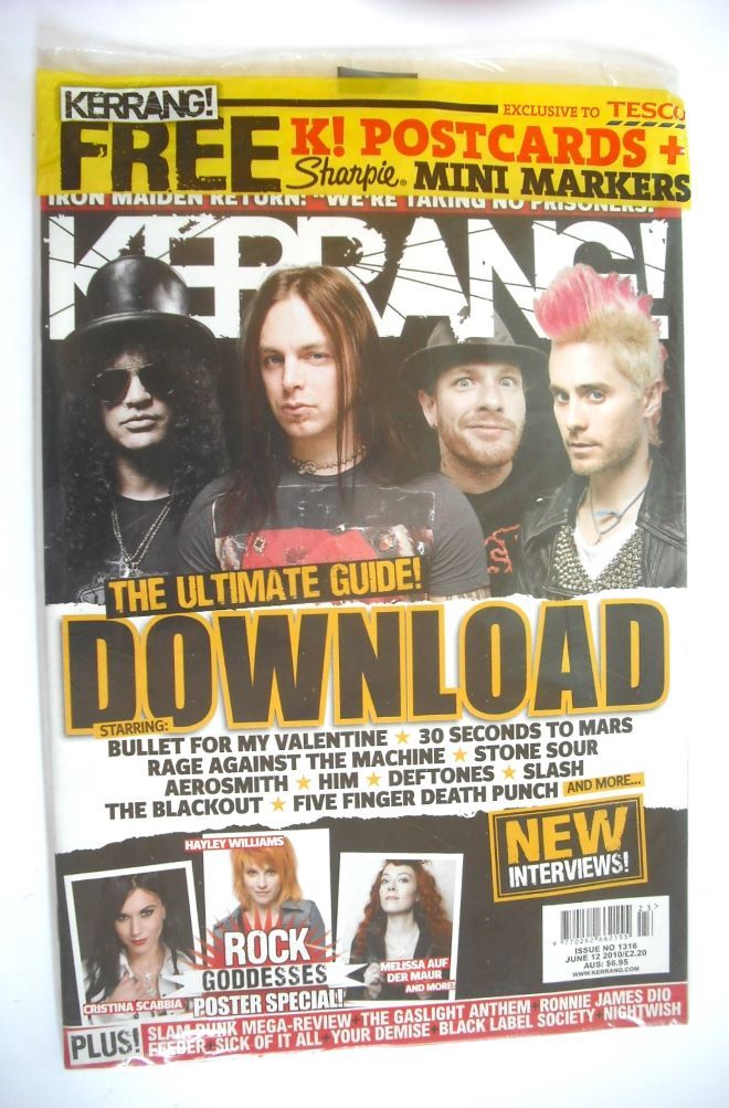 Kerrang magazine - Download cover (12 June 2010 - Issue 1316)