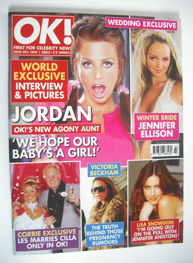 OK! magazine - Jordan cover (1 November 2005 - Issue 493)