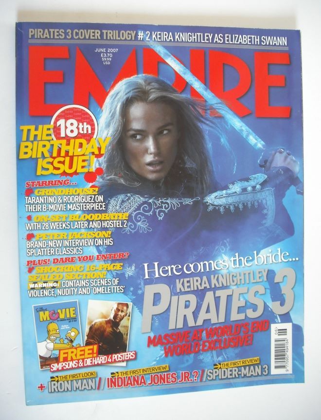 Empire magazine - Keira Knightley cover (June 2007 - Issue 216)