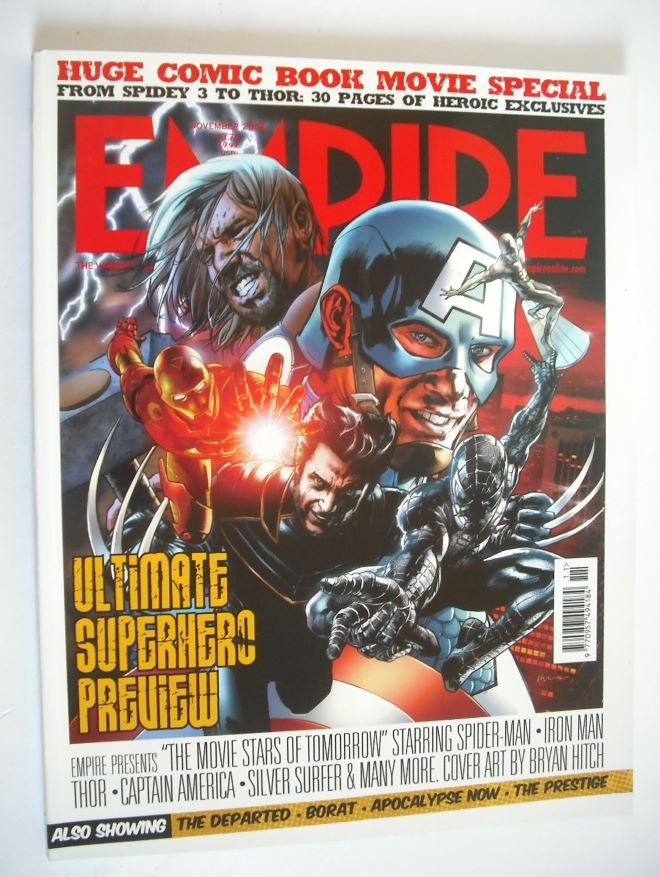 Empire magazine - Ultimate Superhero cover (November 2006 - Issue 209)