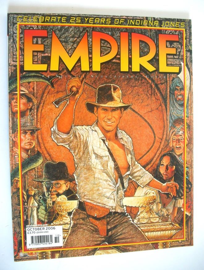 Empire magazine - Indiana Jones cover (October 2006 - Issue 208)