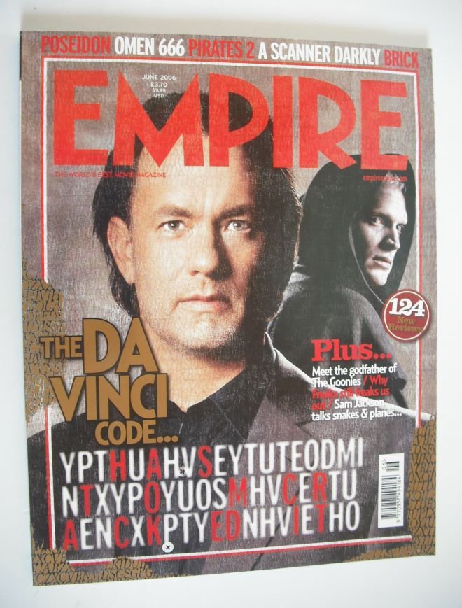 Empire magazine - The Da Vinci Code cover (June 2006 - Issue 204)