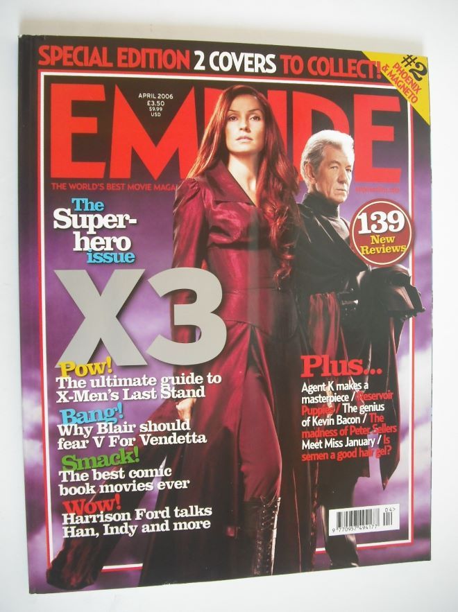 Empire magazine - Phoenix & Magneto cover (April 2006 - Issue 202)