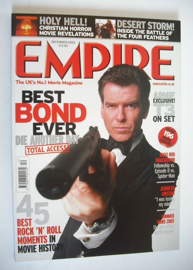 Empire magazine - Pierce Brosnan cover (December 2002 - Issue 162)