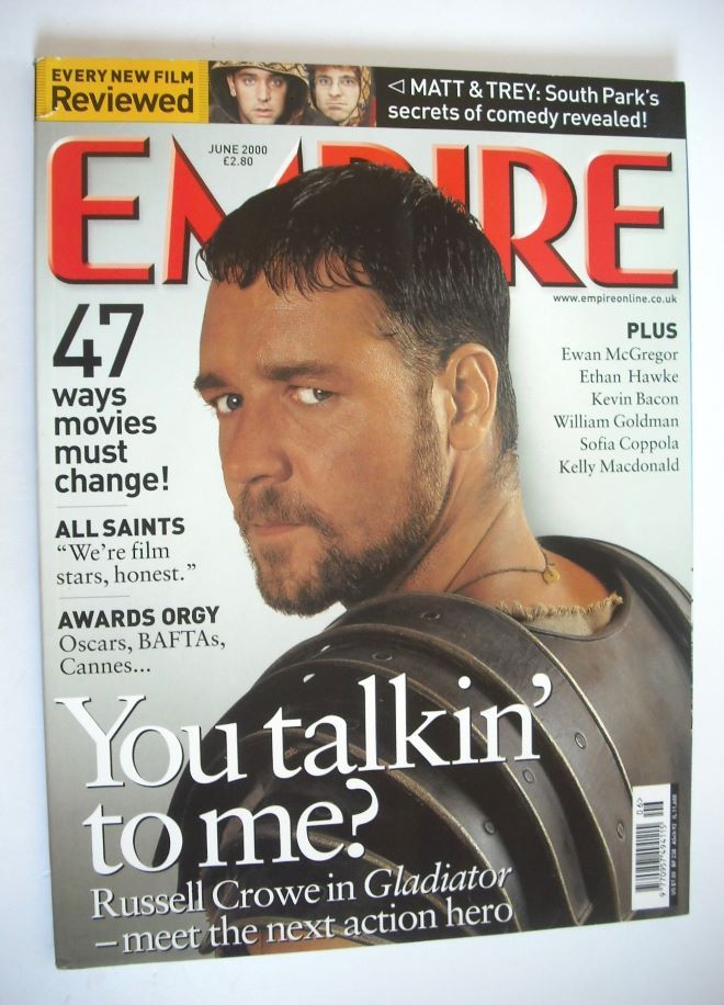 Empire magazine - Russell Crowe Gladiator cover (June 2000 - Issue 132)