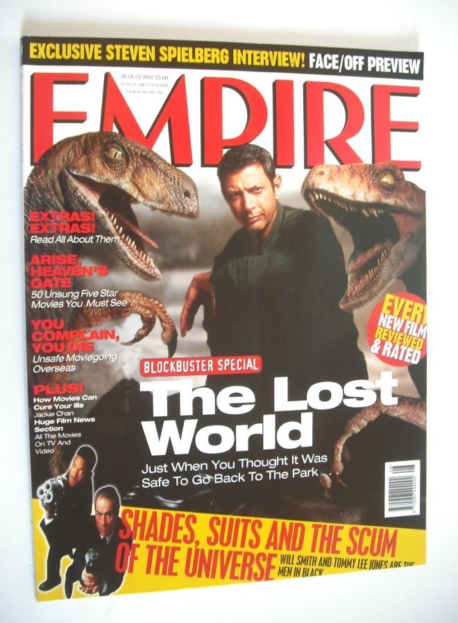 Empire magazine - Jeff Goldblum cover (August 1997 - Issue 98)